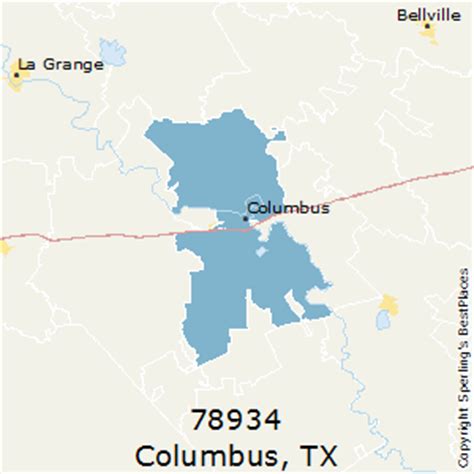 what is columbus tx zip code