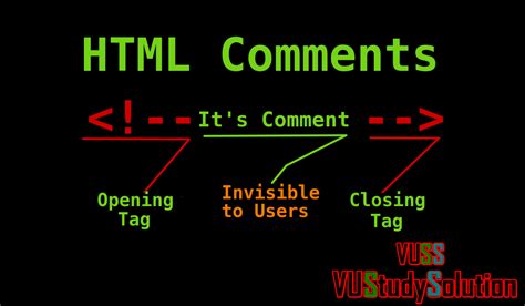 what is comment tag in html