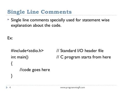 what is comments in c language