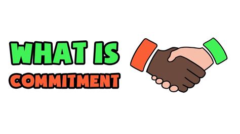 what is commitment definition for kids