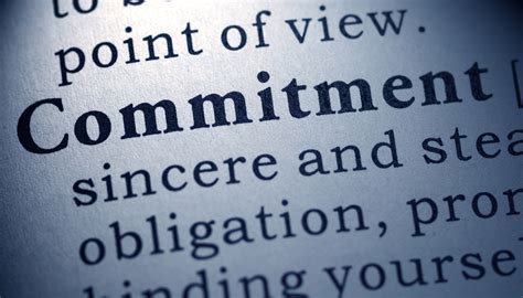 What Is Commitment Mean