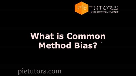 what is common method bias