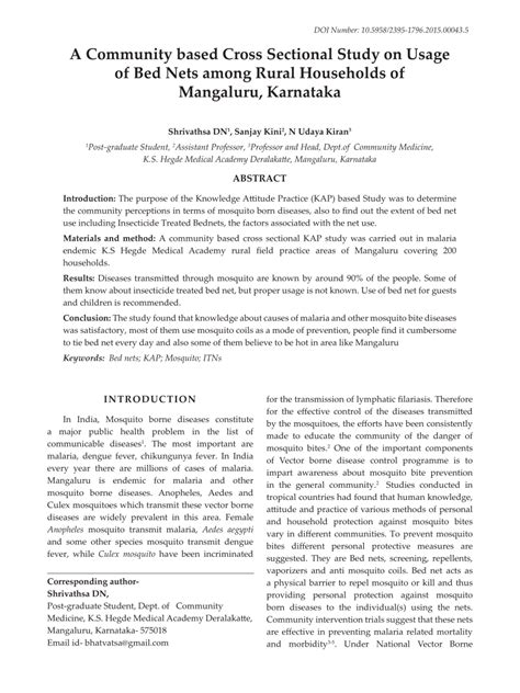 What Is Community Based Cross Sectional Study