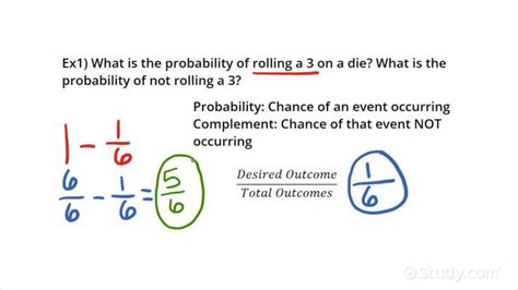what is complementary probability and how is it used