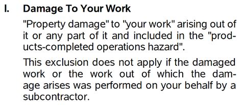 what is completed operations coverage
