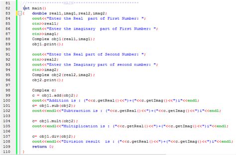 What Is Complex Number In C Programming