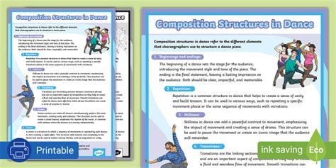 what is compositional structure in dance