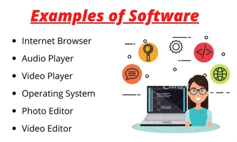 what is computer software give examples