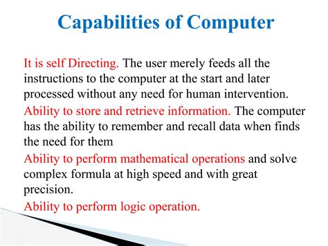 what is computer system explain its characteristics and capabilities