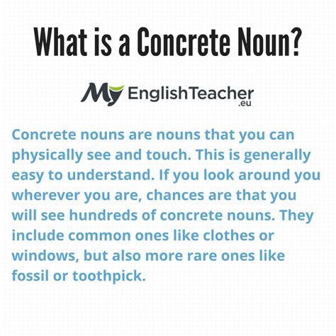 what is concrete noun