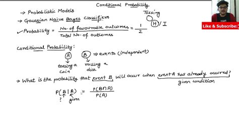 what is conditional probability in machine learning