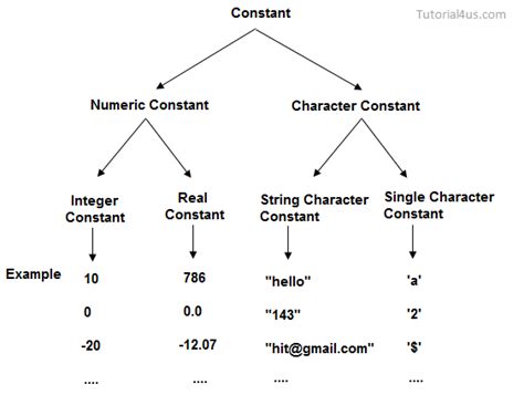 what is constant in c