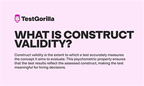 what is construct validity
