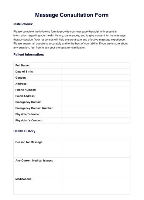 what is consultation form