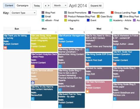 what is content calendar in digital marketing