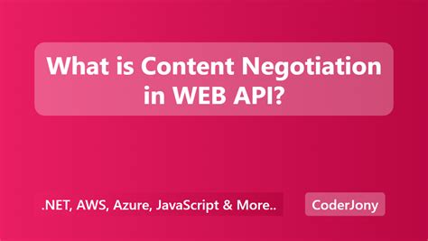 what is content negotiation in web api