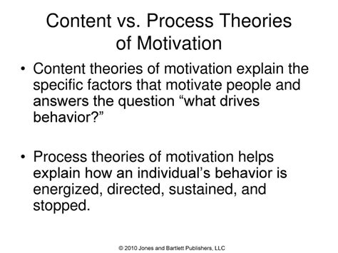 what is content theory and process theory of motivation