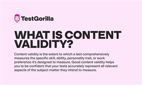 what is content validity in simple words