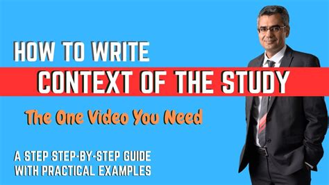 what is context of study in research