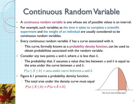 what is continuous random variable example