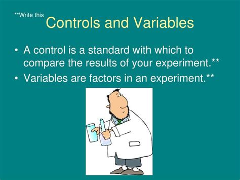what is control in science