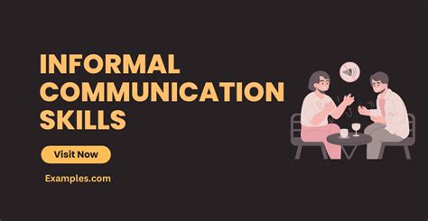 what is conversational skills in informal communication
