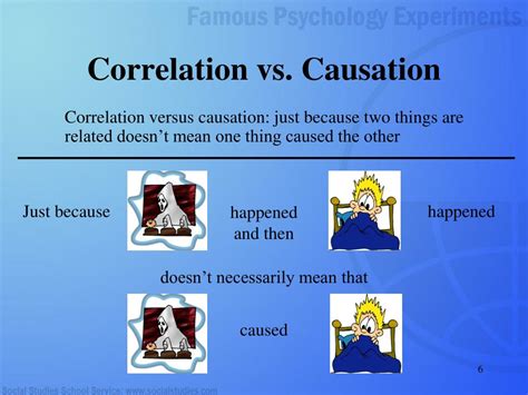 what is correlation vs causation in psychology