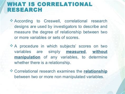 what is correlational design in quantitative research