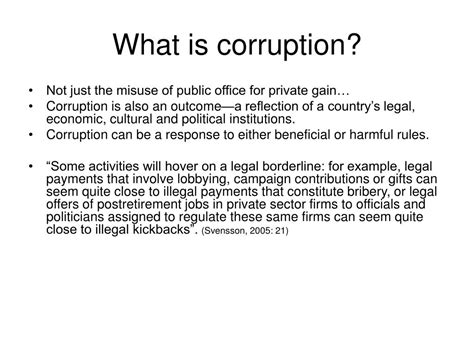 what is corruption in simple words