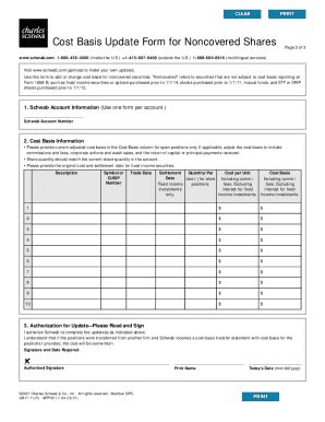 What Is Cost Basis Update
