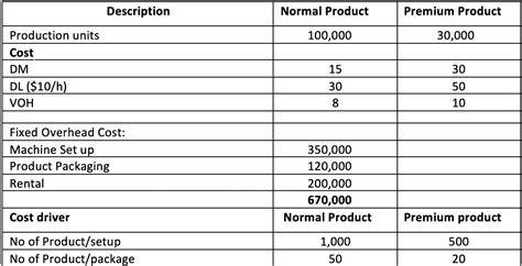 what is costing with example