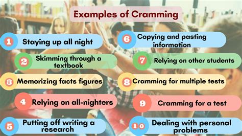 what is cramming in tagalog example brainly