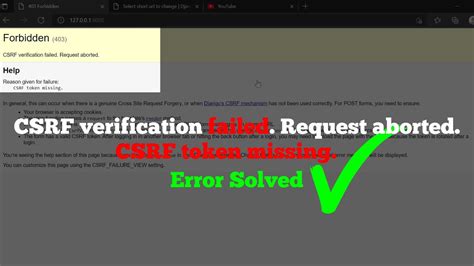 what is csrf error