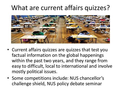 what is current affairs explain with example