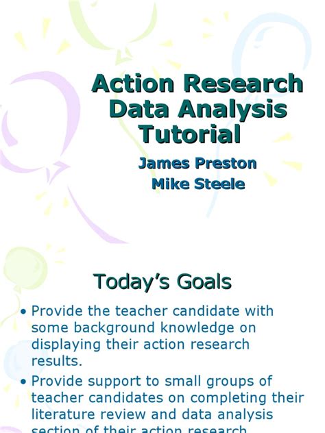 what is data analysis in action research
