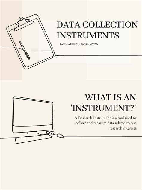 what is data collection instruments in research pdf