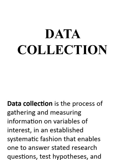 What Is Data Collection Pdf