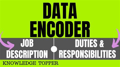 What Is Data Encoder Position