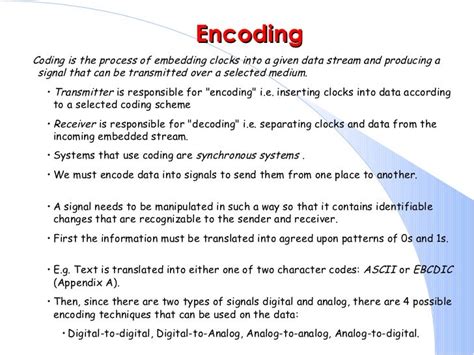What Is Data Encoding