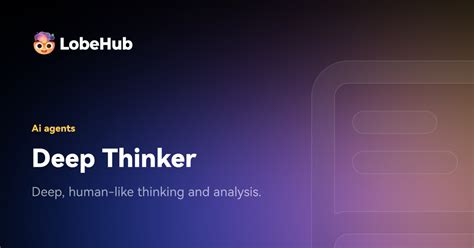 What Is Deep Thinker In Android