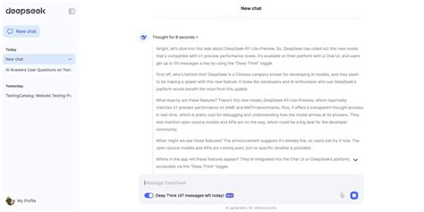 what is deep thinking in deepseek
