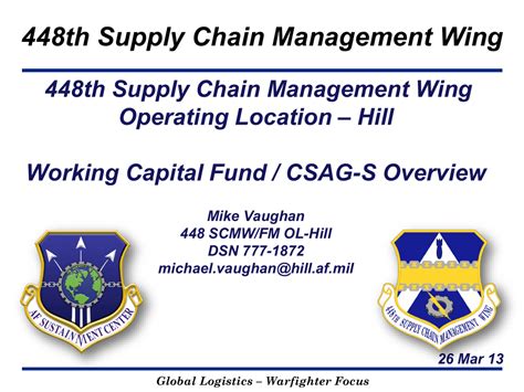what is defense working capital fund