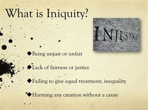 what is definition of iniquity
