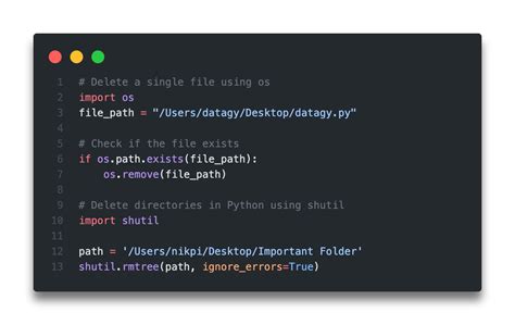 what is delete function in python