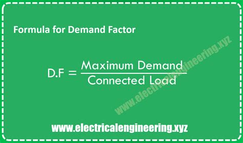 what is demand factor in electrical
