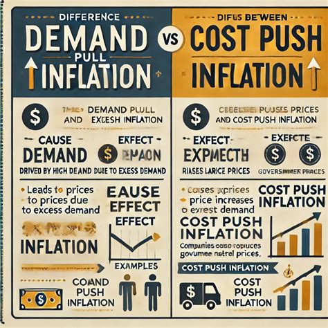 what is demand pull and cost pull inflation