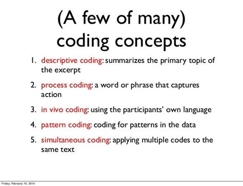 what is descriptive coding