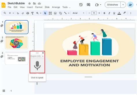 what is dictate speaker notes on google slides