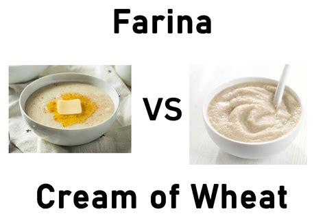 what is difference between cream of wheat and farina