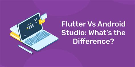 what is difference between flutter and android studio